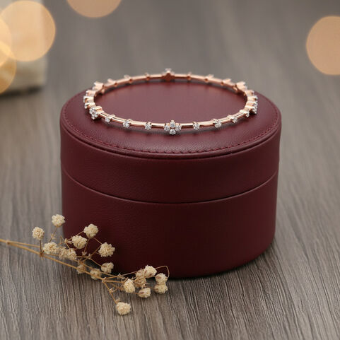 Diamond Bracelet In Diamond Open Setting