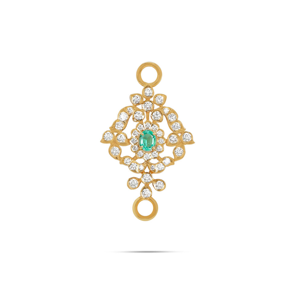 Diamond Mopu Set with Diamonds &Gemstone
