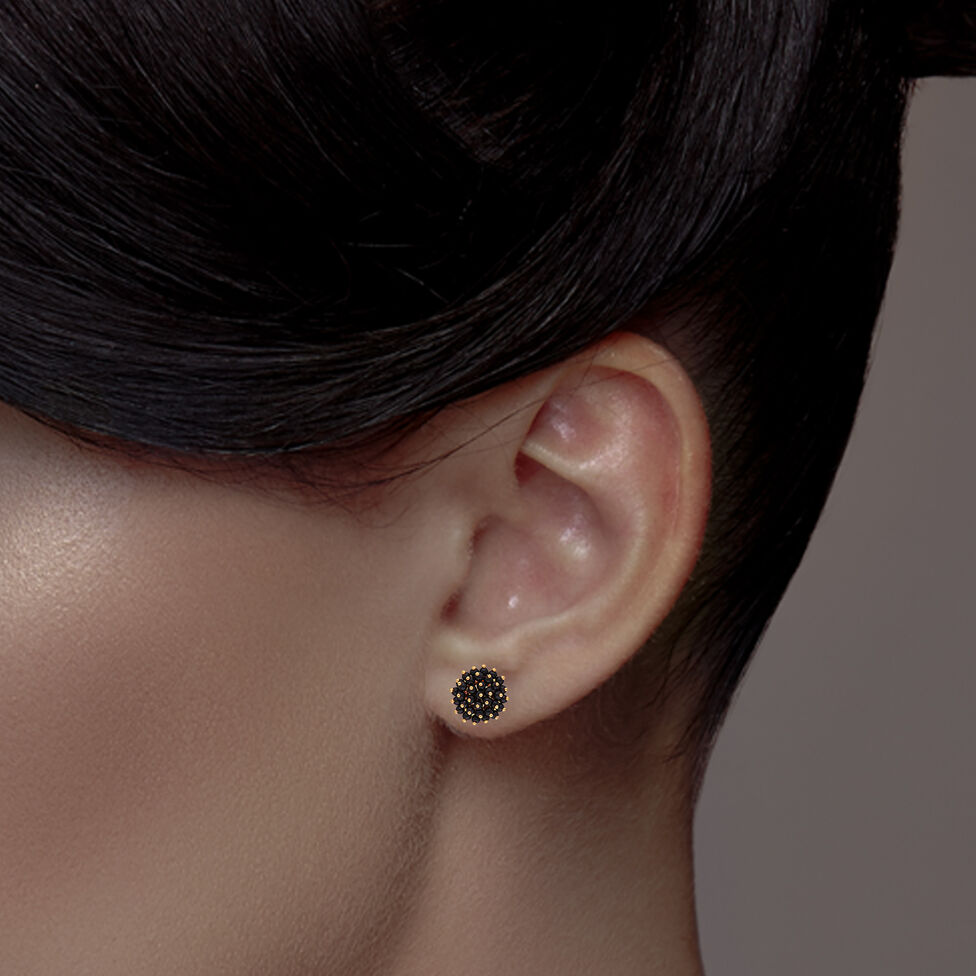 Gemset Ear Stud- Opensetting