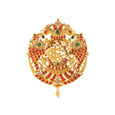 GOLD PENDANT IN KUNDALAVELAI DESIGN