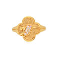 GEMSET GOLD LADIES RING IN CASTING