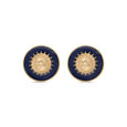 MN in Plain Silver Cufflinks