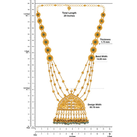 GEMSET NECKLACE IN SPREZZATURA DESIGN