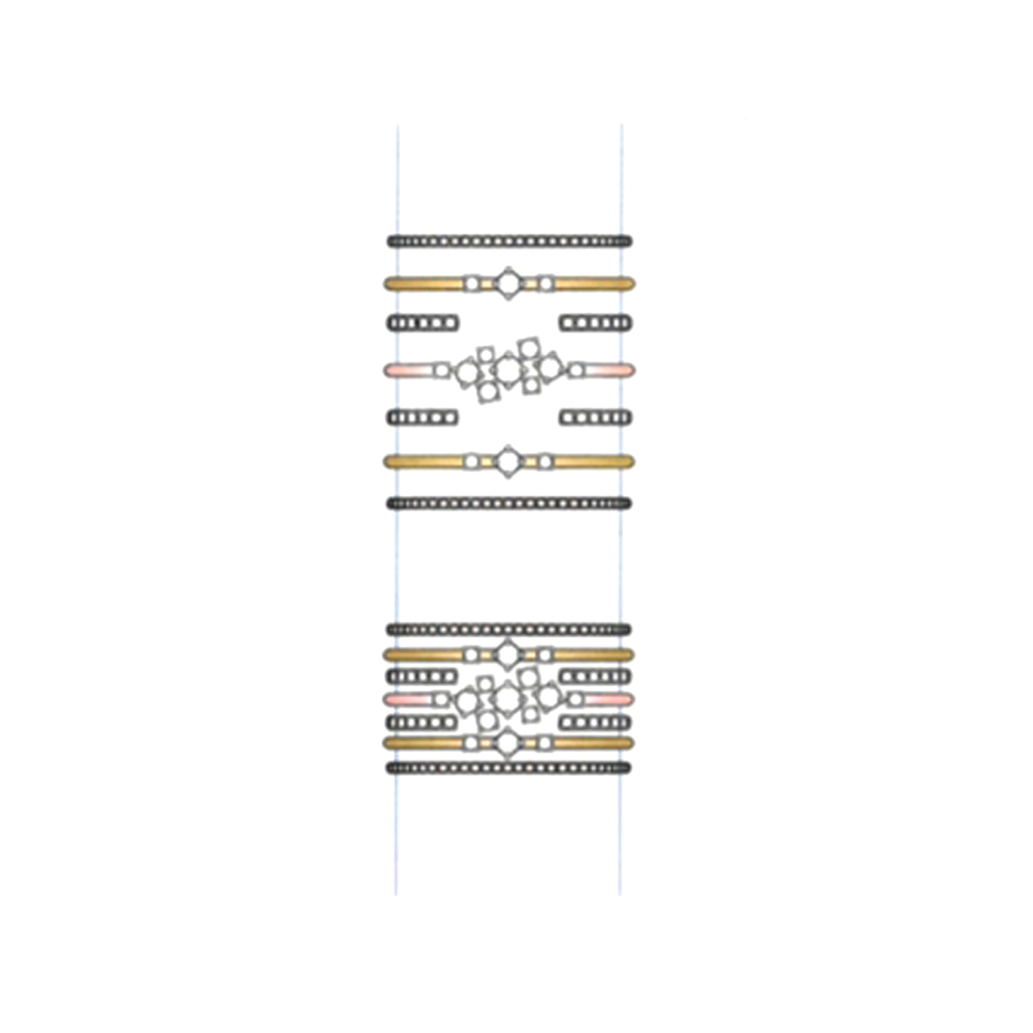 Diamond Stackable Rings Set